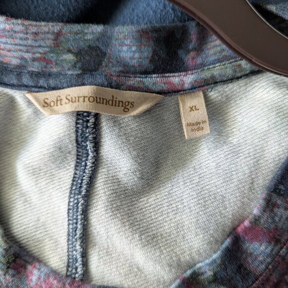 Soft Surroundings Tunic Top - XL - Round Collar - Picture 3 of 4